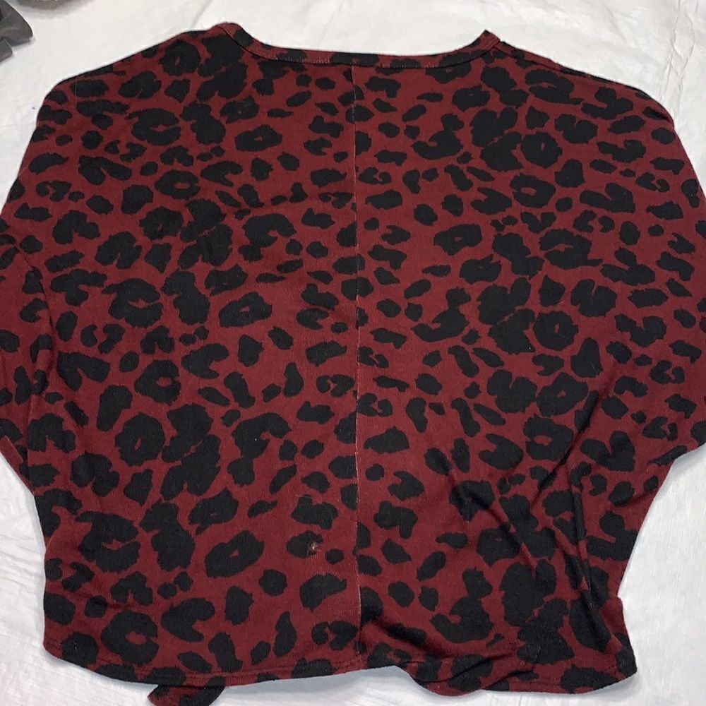 HOPELY animal print adorable sweater, Size Small - Picture 4 of 5